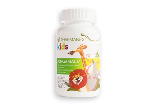 Jungamals is a complete formula that gives kids just the right amounts of the right key nutrients to support healthy growth and development.