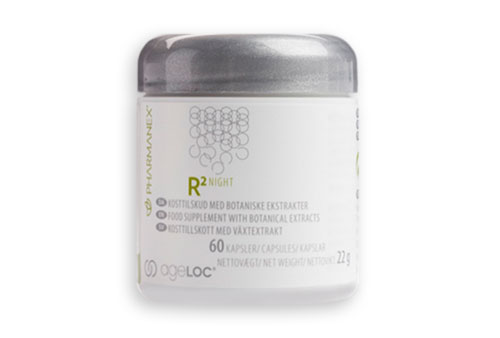 ageLOC R2 Night optimizes each cell’s natural purification process, helping you start each day feeling refreshed and renewed.
